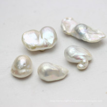 13-15mm Natural Baroque Nucleated Loose Pearl Beads Wholesale
